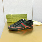 GUCCI TENNIS 1977 TRAINER BLACK CANVAS