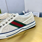 GUCCI TENNIS 1977 TRAINER CREAMY WHITE CANVAS