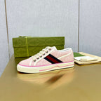 GUCCI TENNIS 1977 TRAINER LIGHT PINK CANVAS