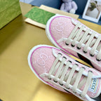 GUCCI TENNIS 1977 TRAINER LIGHT PINK CANVAS