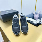 CHANEL CLASSIC TRAINER IN BLACK MERCERIZED VELVET WITH WHITE LOGO