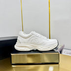 CHANEL DAD SNEAKER IN WHITE SUEDE AND BREATHABLE MESH