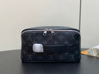 LOUIS VUITTON TOILETRY BAG 24 IN BLACK MONOGRAM ECLIPSE CANVAS