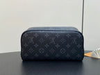 LOUIS VUITTON TOILETRY BAG 24 IN BLACK MONOGRAM ECLIPSE CANVAS