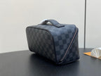 LOUIS VUITTON TOILETRY BAG 24 IN BLACK DAMIER GRAPHITE CANVAS