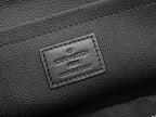 LOUIS VUITTON TOILETRY BAG 24 IN BLACK MONOGRAM EMBOSSED CALFSKIN