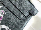 HERMES BIRKIN 25 BAG IN BLACK CALFSKIN WITH WHITE STICKER
