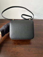HERMES CONSTANCE 18 BLACK EPSOM GOLD HARDWARE
