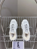 DIOR CHRONO SNEAKER 25S IN WHITE LAMBSKIN AND MESH FABRIC STYLE 2