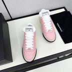 CHANEL SPORTS SHOES IN LIGHT PINK CALFSKIN