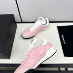 CHANEL SPORTS SHOES IN LIGHT PINK CALFSKIN