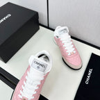 CHANEL SPORTS SHOES IN LIGHT PINK CALFSKIN