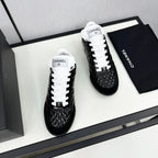 CHANEL SPORTS SHOES IN GLOSSY BLACK CALFSKIN