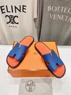 HERMES IZMIR SANDAL LIGHT ORANGE MIX LAPIS LAMBSKIN