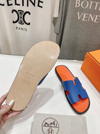 HERMES IZMIR SANDAL LIGHT ORANGE MIX LAPIS LAMBSKIN