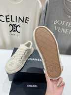 CHANEL SNEAKER WHITE DENIM FABRIC