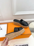 HERMES Eze 30 Sandal Black