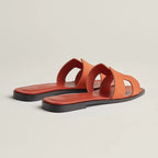 HERMES 0RAN SANDAL ROSE BOIS DE SANTAL