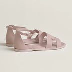 HERMES SANTORINI SANDAL ROSE PORCELAINE