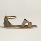 HERMES SANTORINI SANDAL ETOUPE