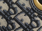 DIOR 30 MONTAIGNE 19CM BLUE OBLIQUE EMBROIDERY