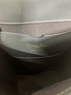 DIOR 30 MONTAIGNE 13 24x24x9.5CM BLUE OBLIQUE EMBROIDERY