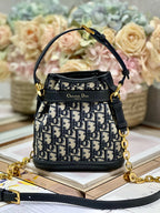 DIOR CEST CD 17CM BLUE OBLIQUE EMBROIDERY
