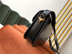 GUCCI 1955 Horsebit Bag 25cm Black Calfskin Gold Hardware