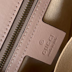 GUCCI Marmont 26.5cm Dark Beige Calfskin Gold Hardware