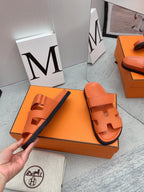 HERMES Chypre Sandal Orange