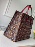LOUIS VUITTON LV SINCE 1984 ONTHEGO GM BROWN TEXTILE